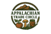 Appalachian Trade Circle logo with mountains, mushrooms, a tomato, and jarred items